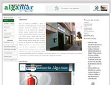 Tablet Screenshot of algamar.es